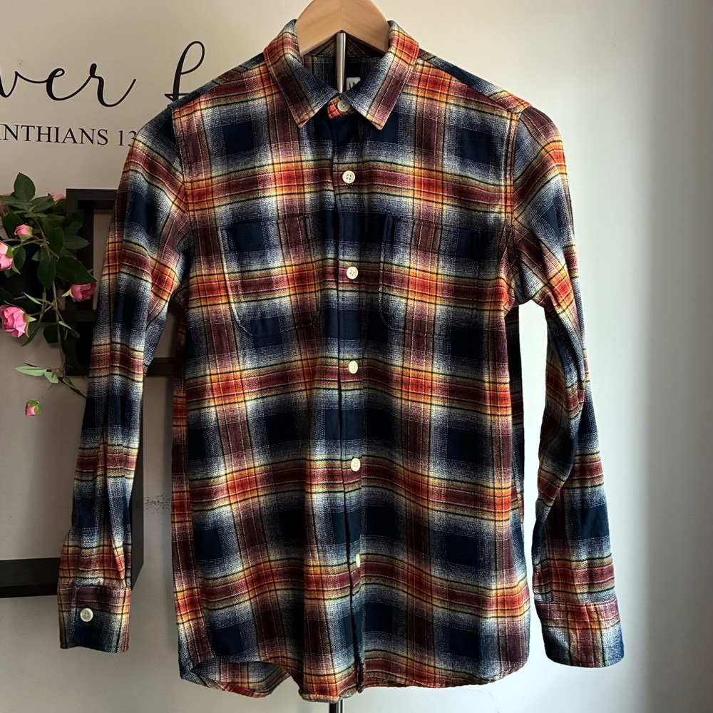GAP Kids Multicolor Plaid Shirt